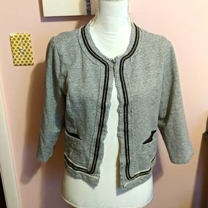 Princess Vera Wang Cropped Grey Jacket